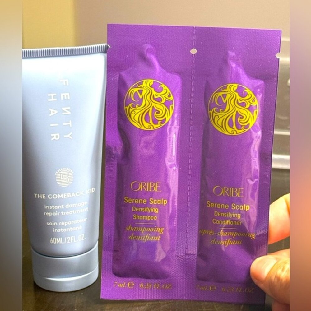 Fenty Hair Repair Treatment and Oribe Shampoo Set